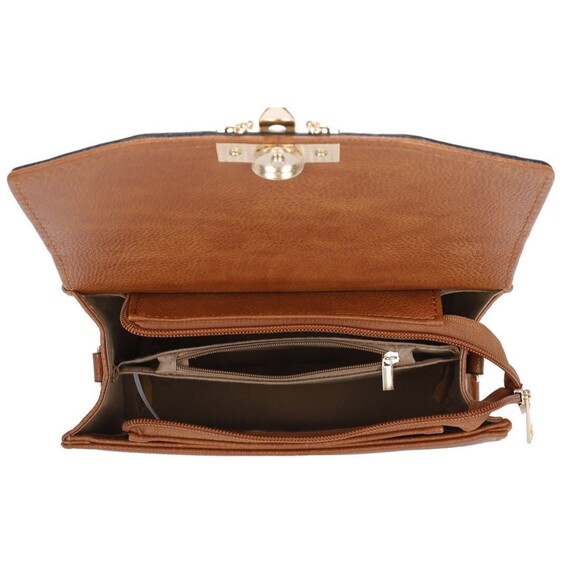 Women's Brown Scarf Satchel for Women Top Handle With Wallet Two Piece Set - Picture 5 of 10